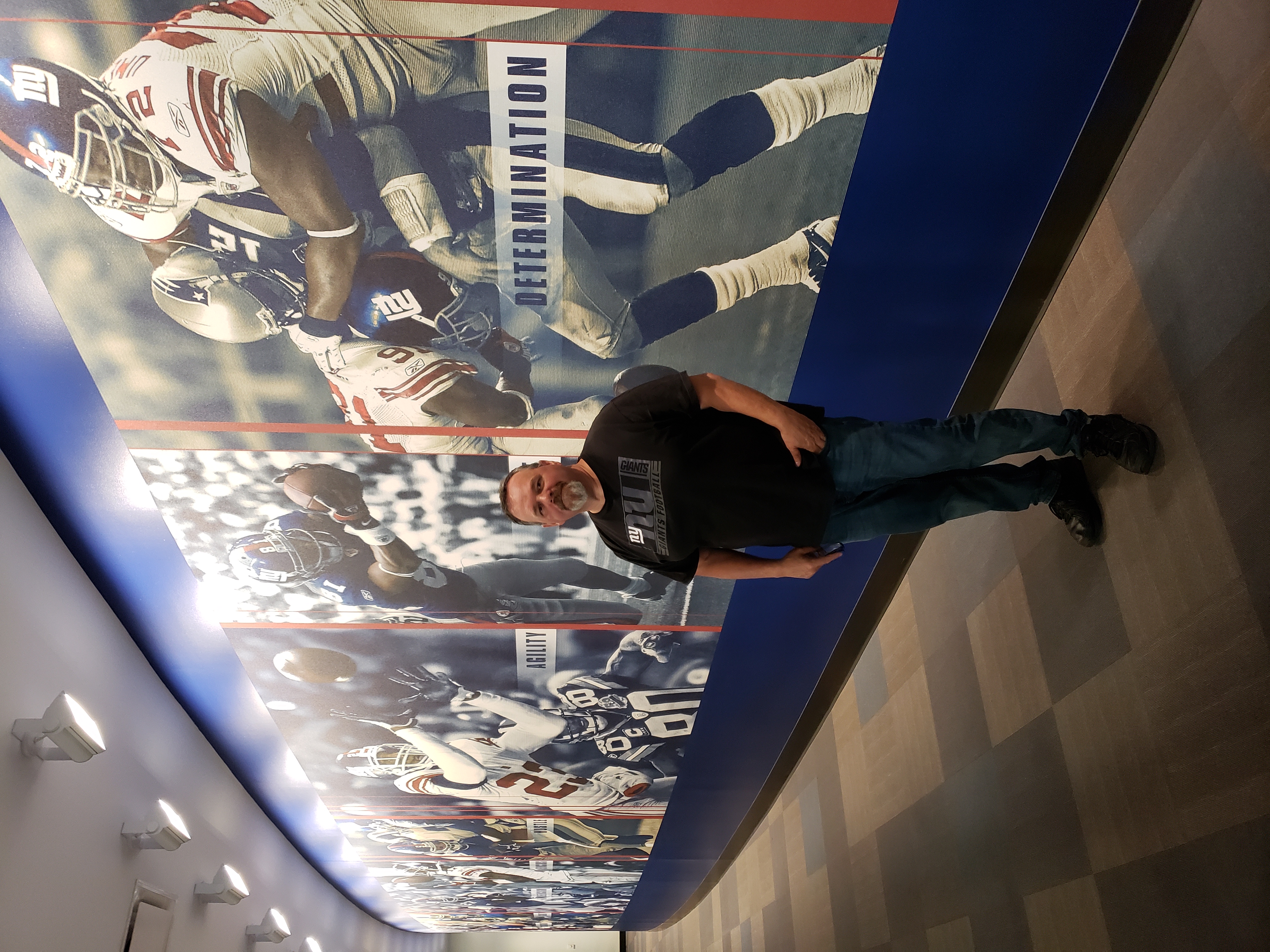Edgar Brown at NY Giants Corporate Headquarters