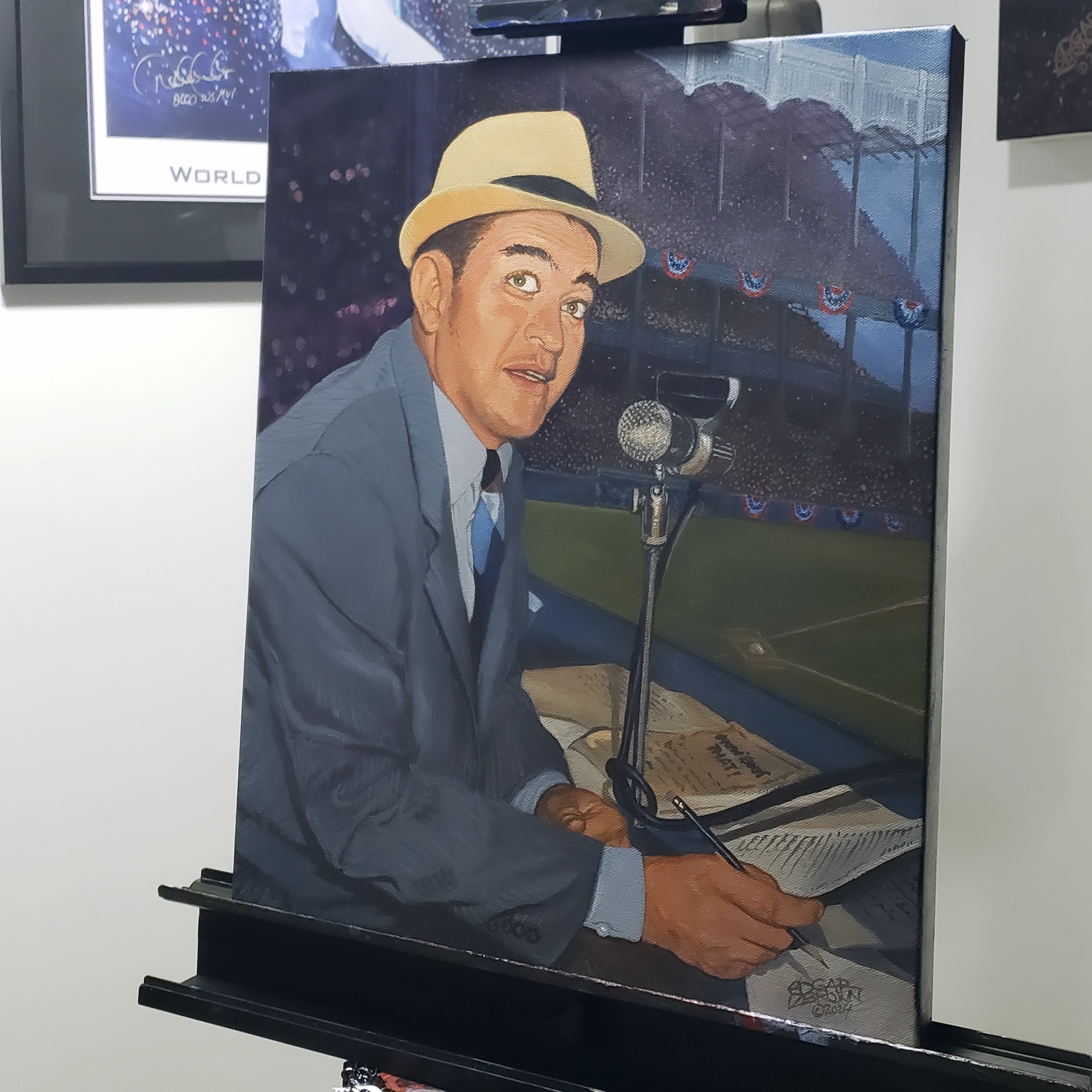 Commission of The Voice of the Yankees Mel Allen