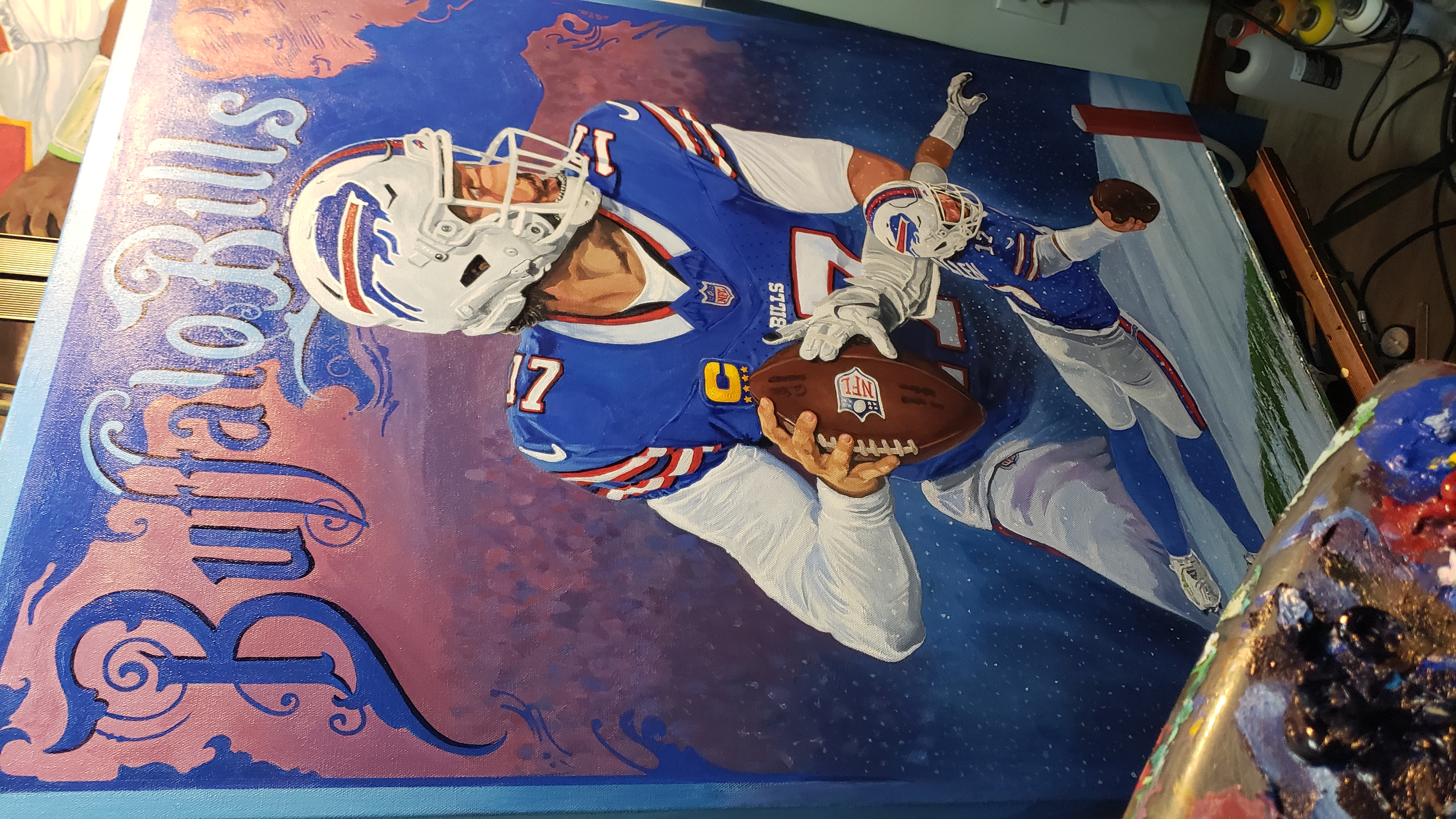 Buffalo Bills Josh Allen Original Painting