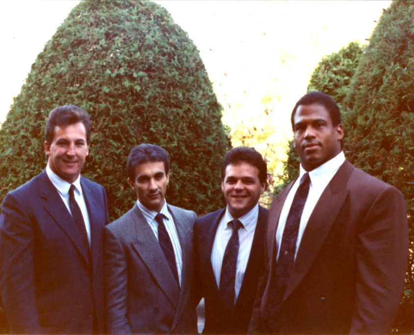 Gary Reasons, Ali Haji Sheikh, Edgar Brown, Eric Dorsey at Executive Sports Network Luncheon Livingston NJ