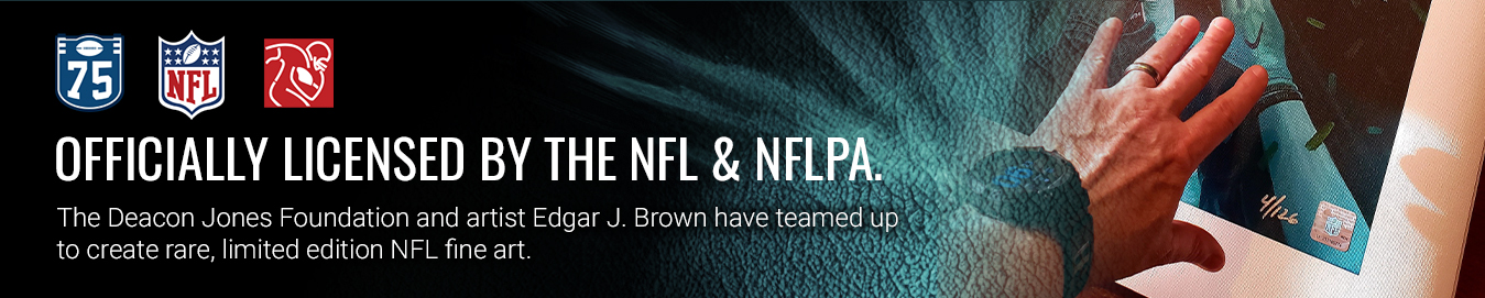 Edgar J. Brown — NFL Licensed Football Art