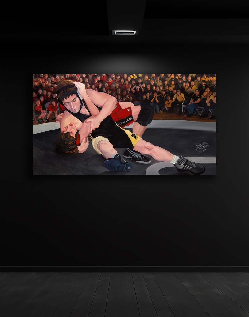 Wrestling Securing the Pin