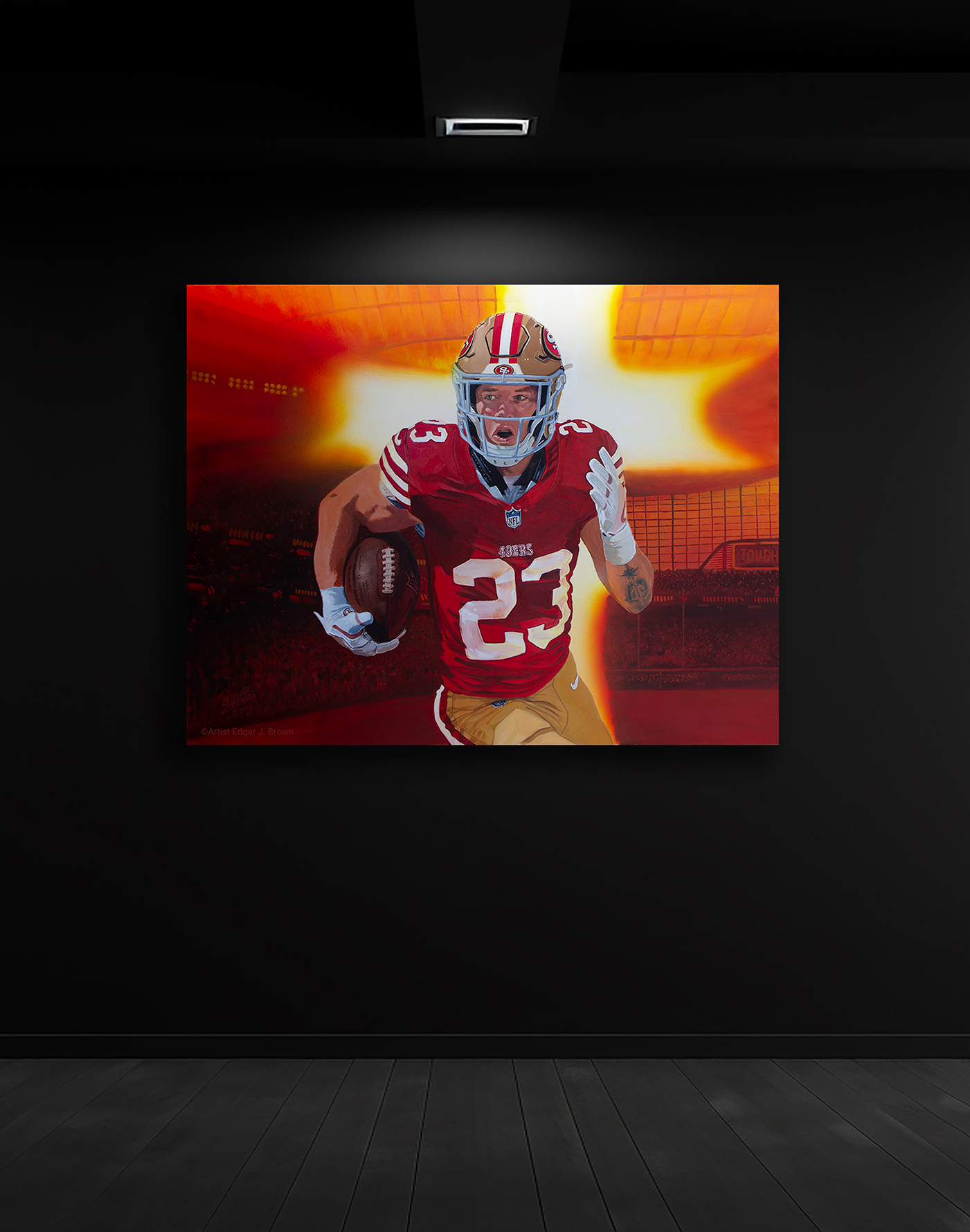 Original painting by Artist Edgar Brown