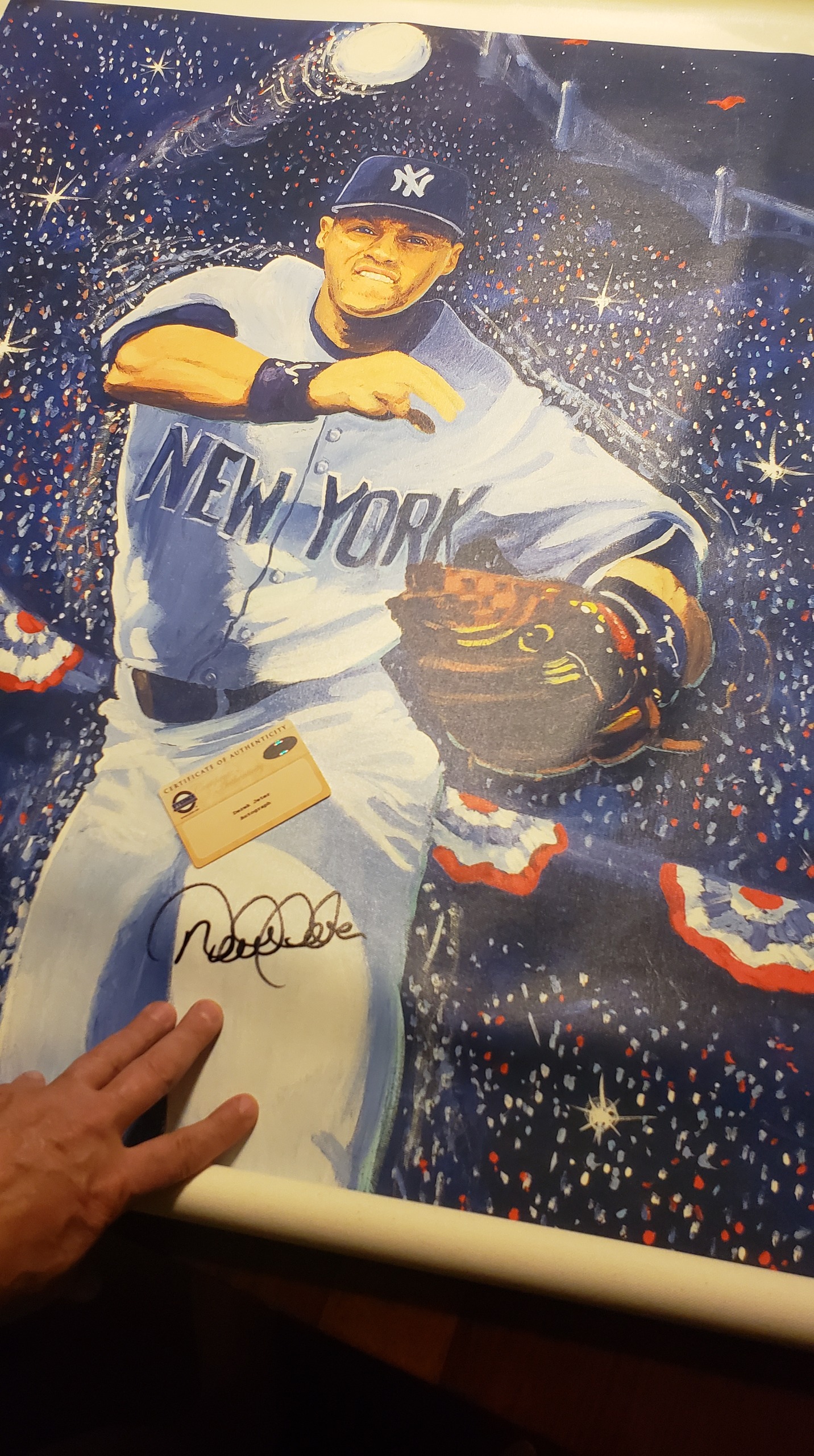 NY Yankees Derek Jeter MVP Art