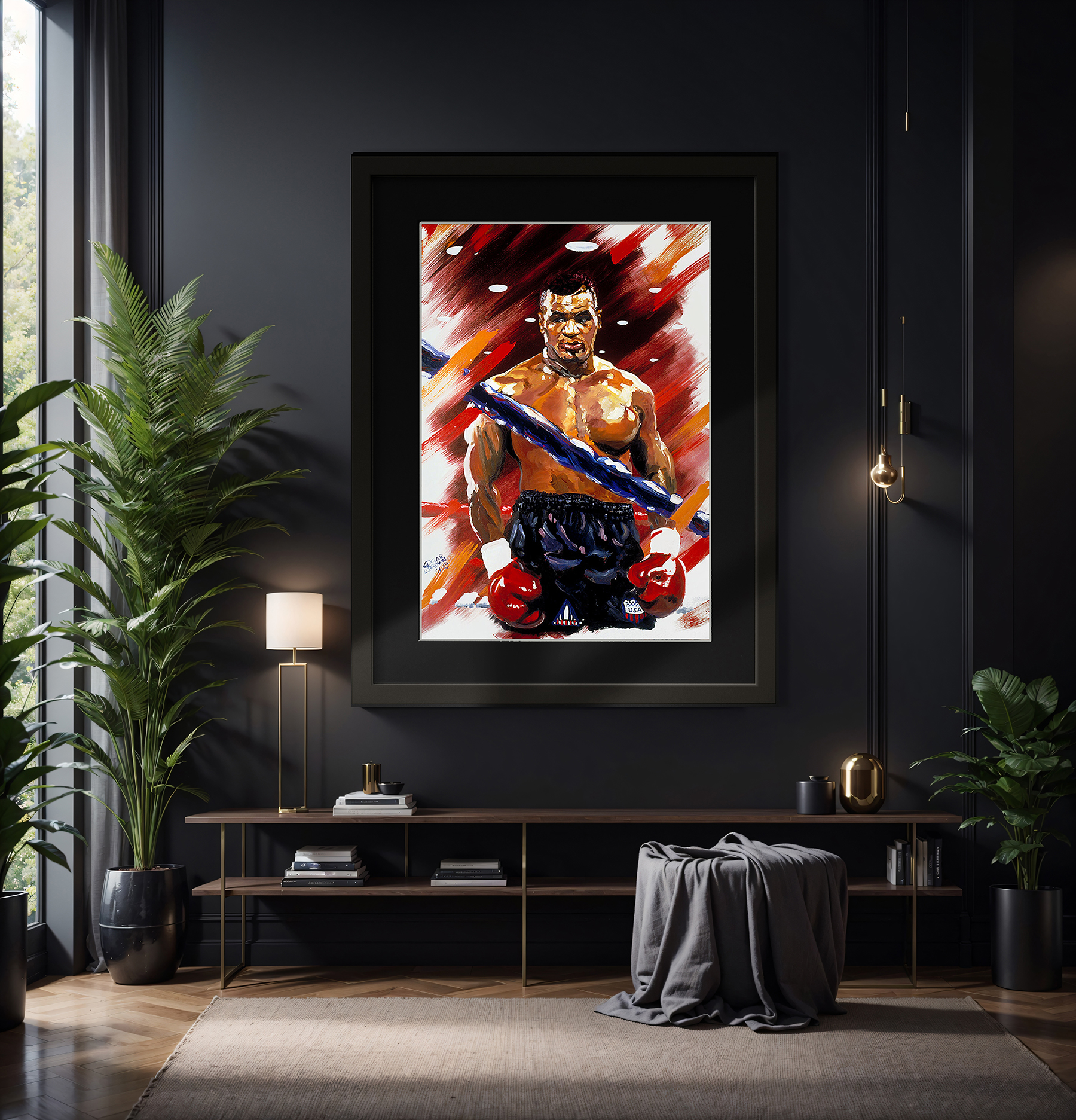 Iron Mike Tyson Boxing Giclee Edition