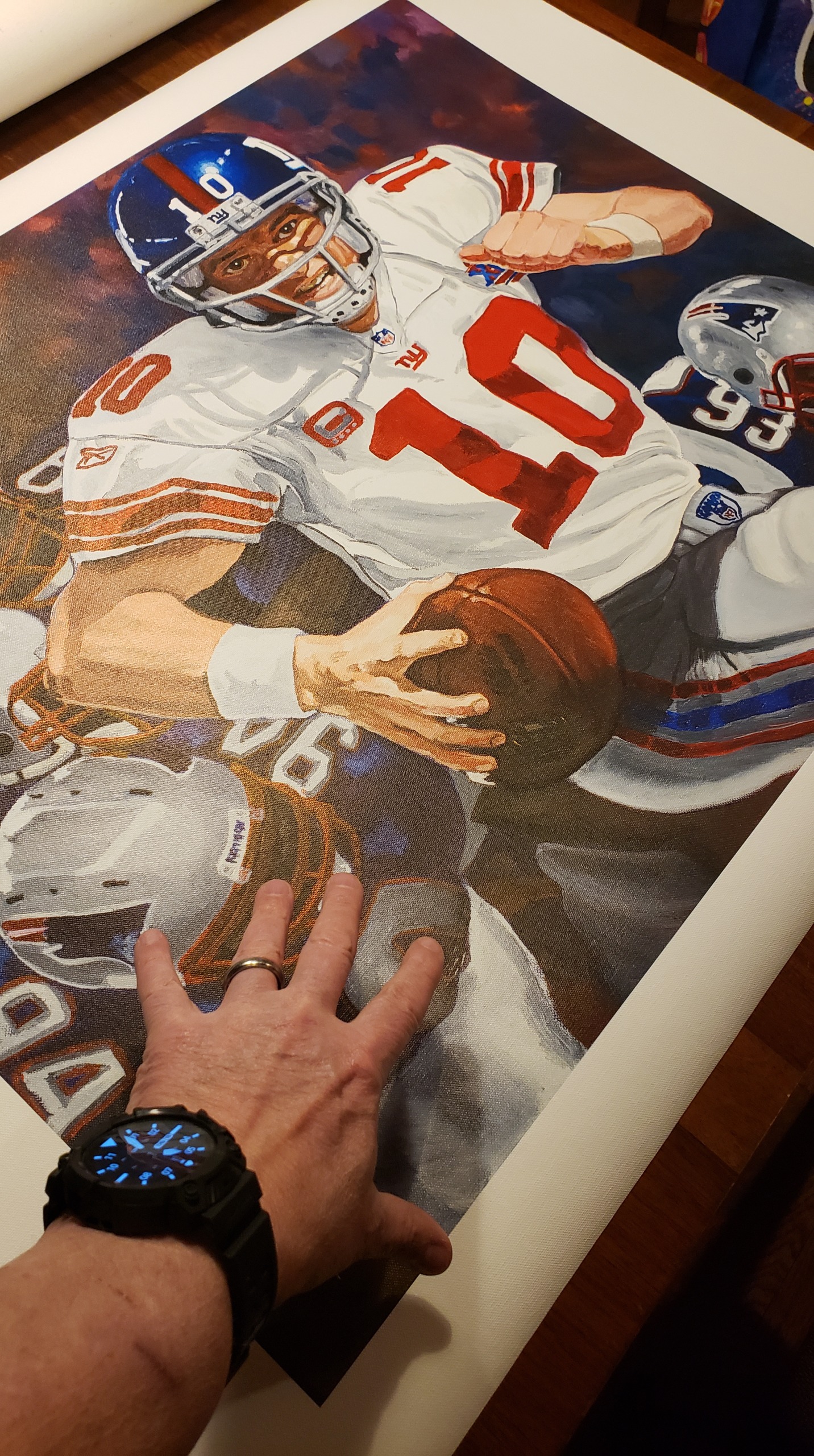 Eli Manning MVP Canvas Edition