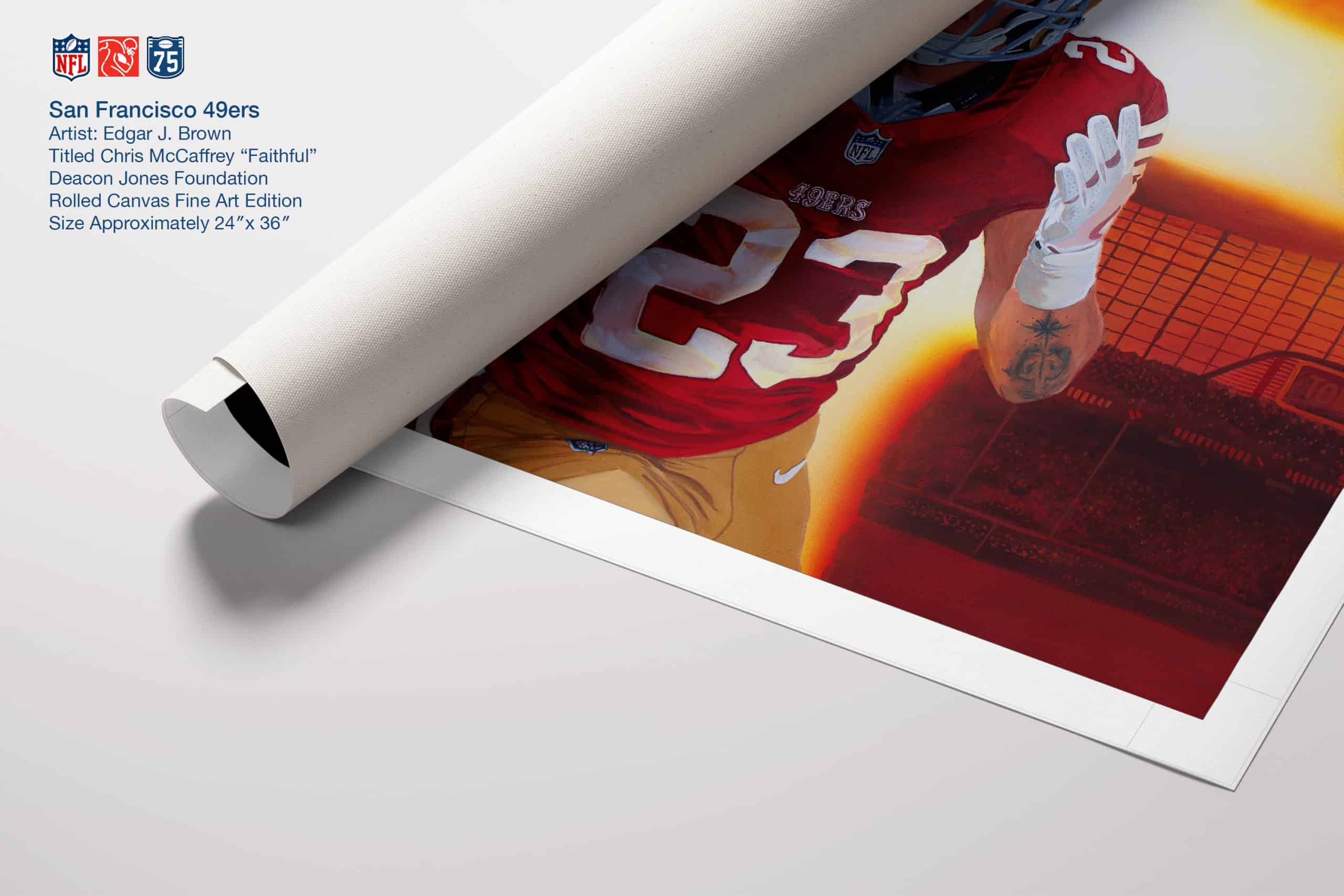 49ers Christian McCaffrey "Faithful"