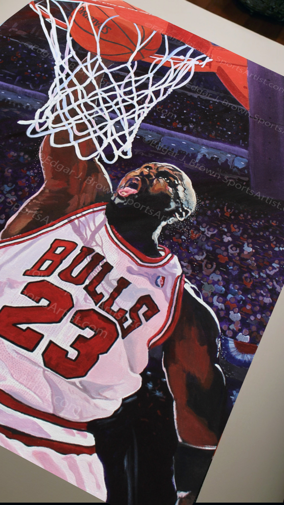 Michael Jordan Fine Art Canvas Only 23 Works