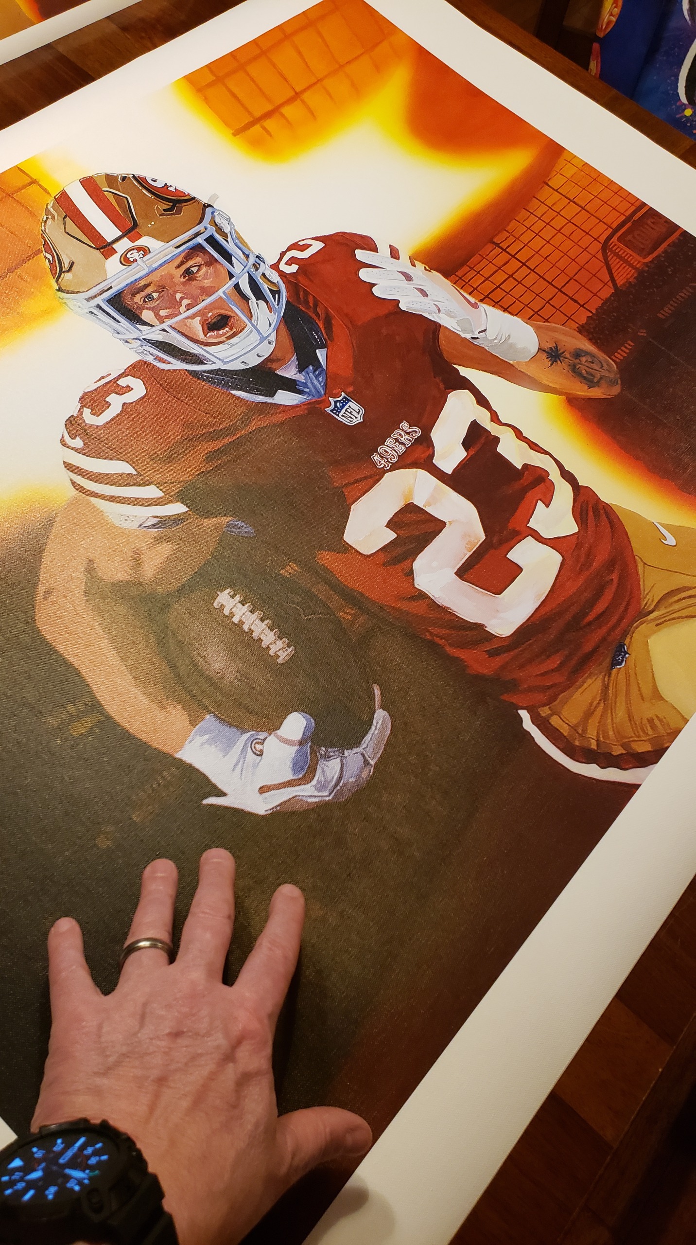 49ers Christian McCaffrey "Faithful"