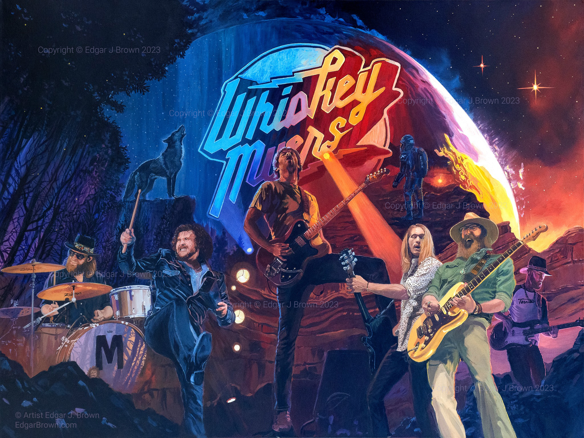 Whiskey Myers Original Painting