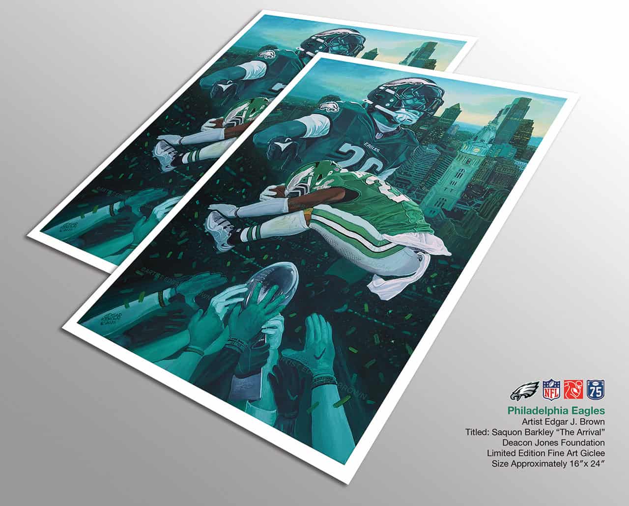 Eagles Saquon Barkley "The Arrival"