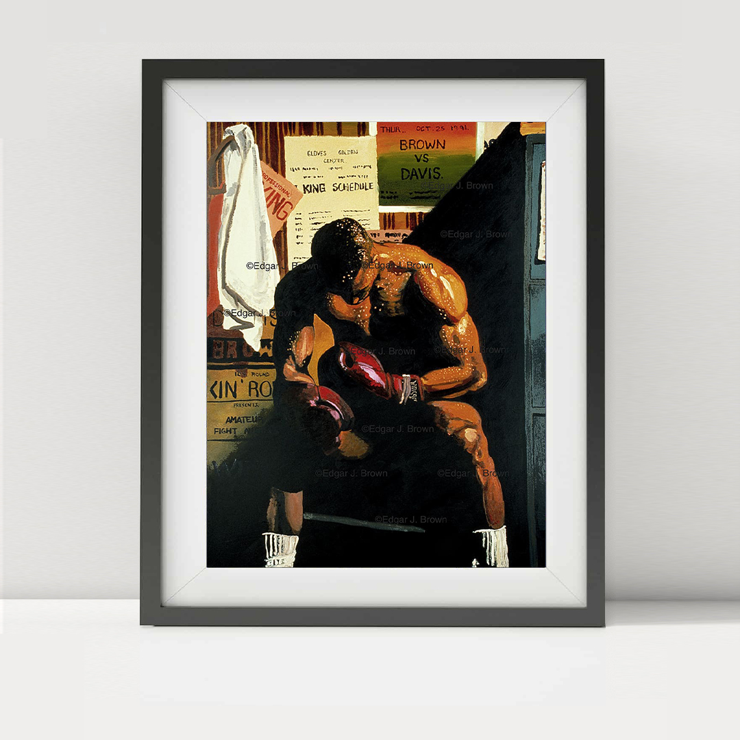 Boxing Painting Titled "The Loss"