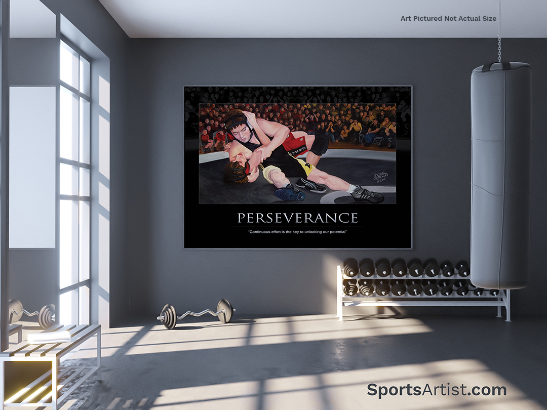 Wrestling Perseverance Print