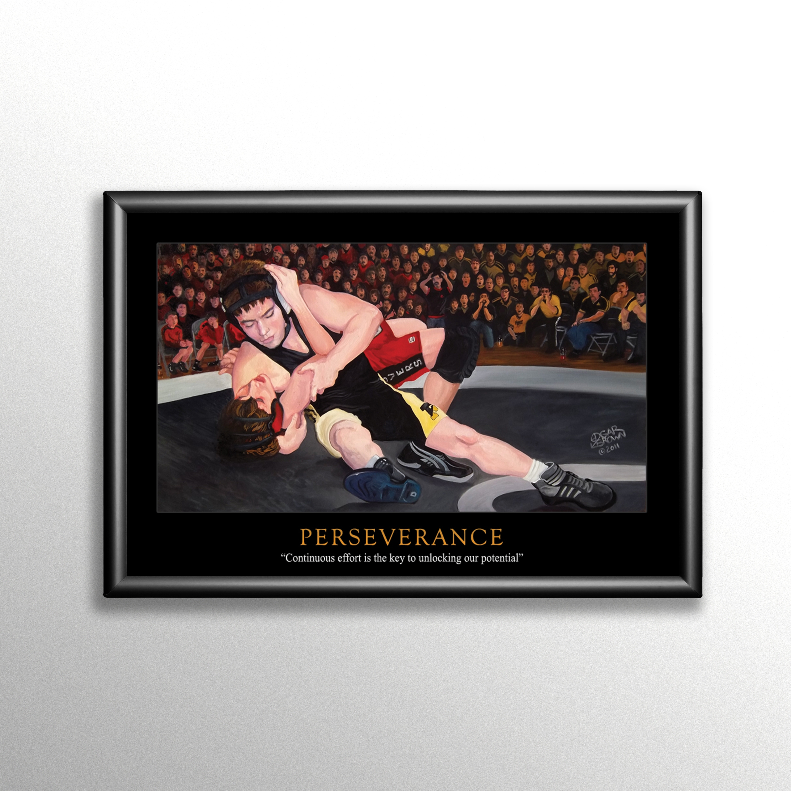 Perseverance Wrestling Art