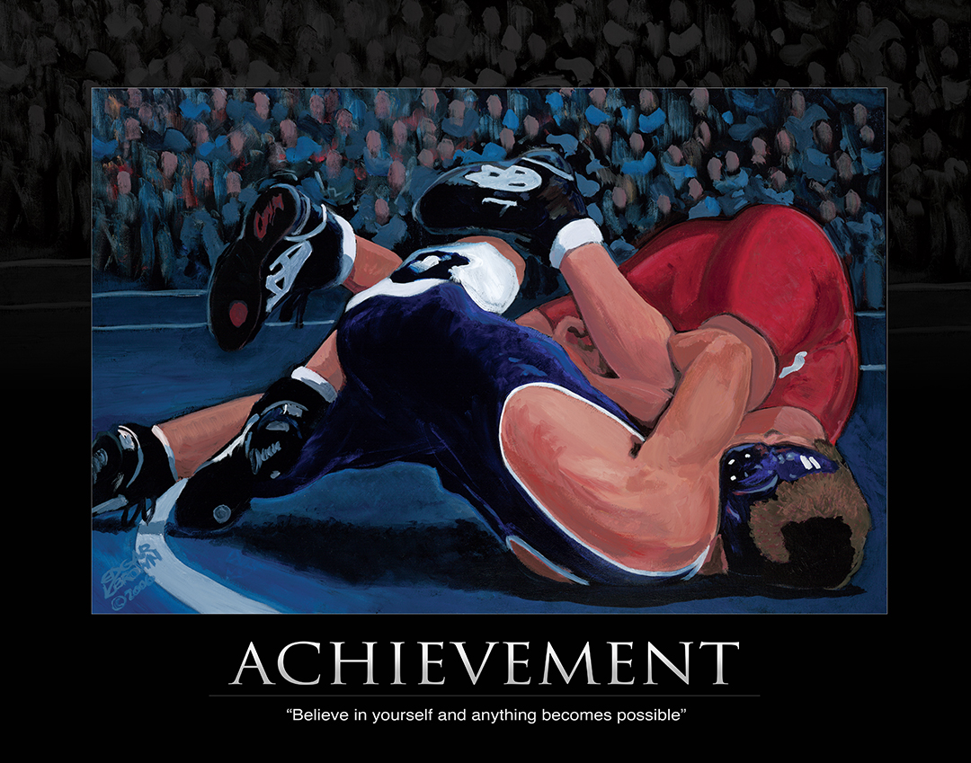 Wrestling Achievement Print