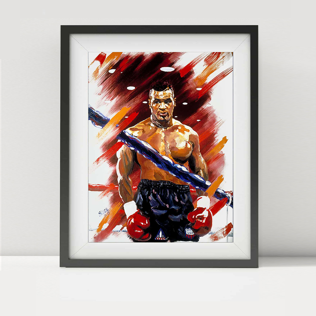 Iron Mike Tyson Boxing Giclee Edition