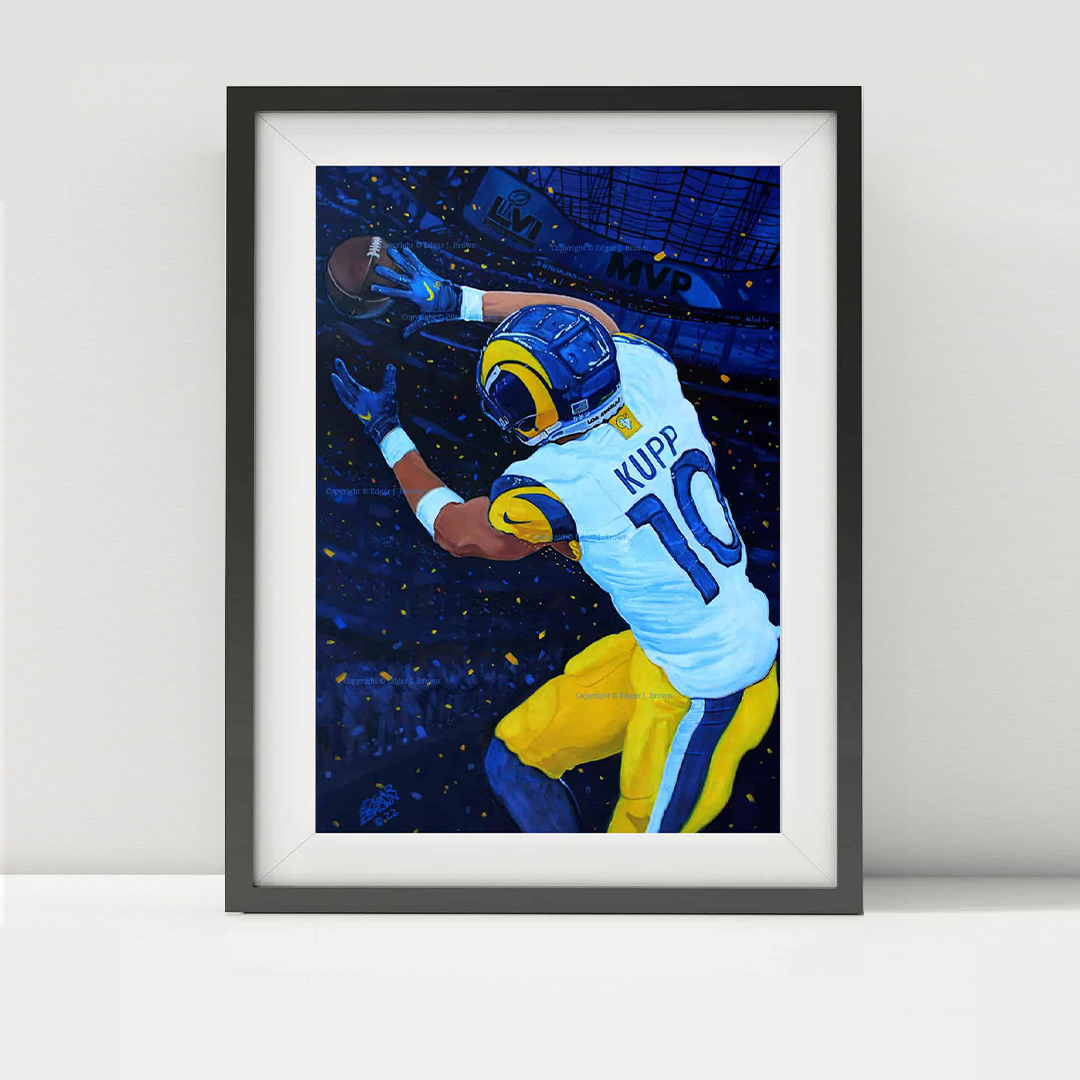 LA Rams Cooper Kupp MVP Art