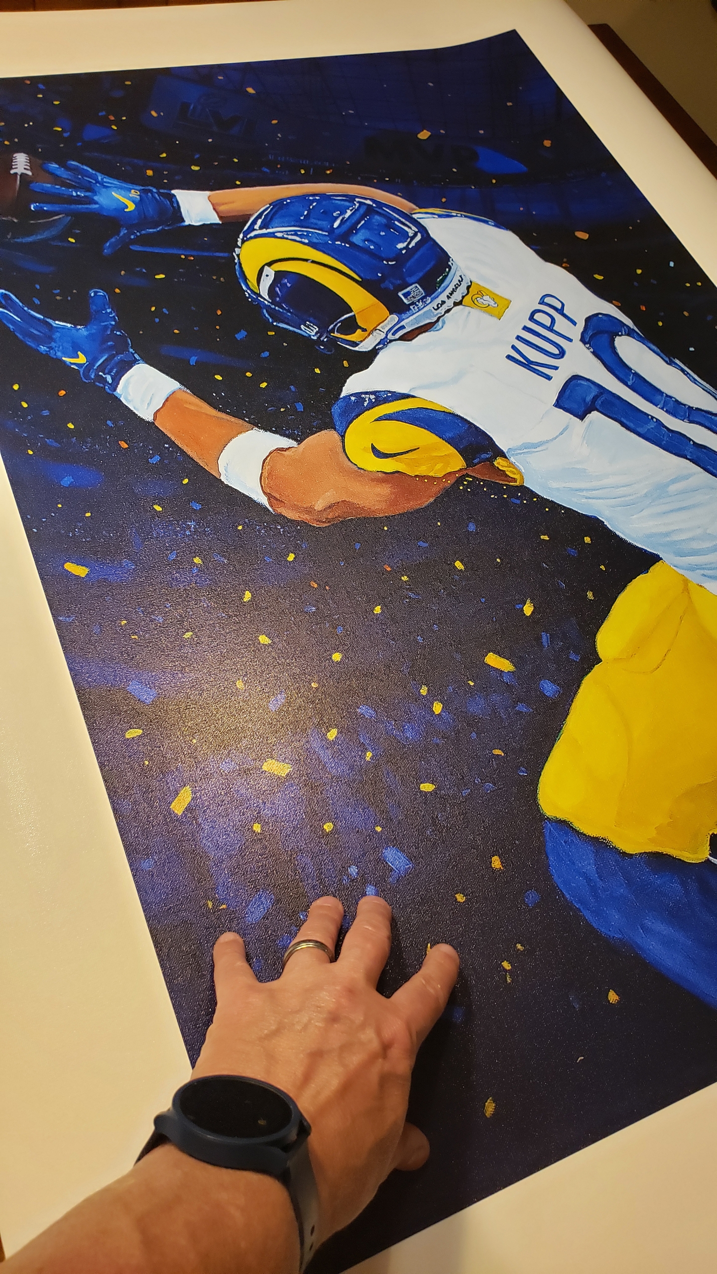 Rams Cooper Kupp MVP Art