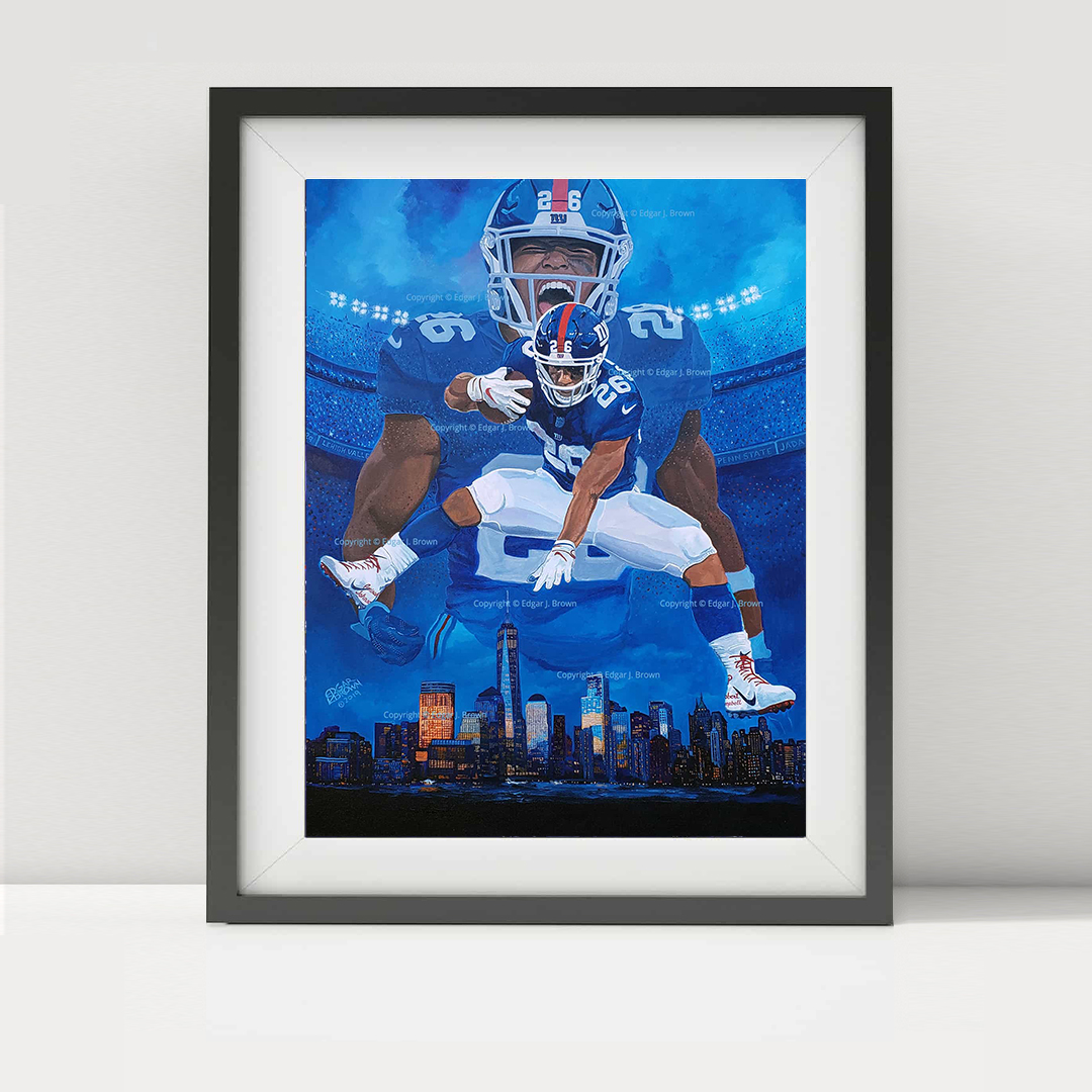 Saquon Barkley Fine Art