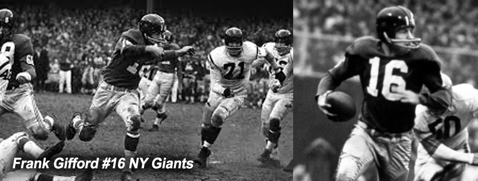 Frank Gifford passed away on Sunday, August 9th.