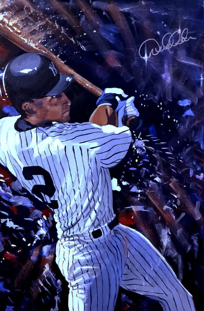 NY Yankees Derek Jeter Original Painting