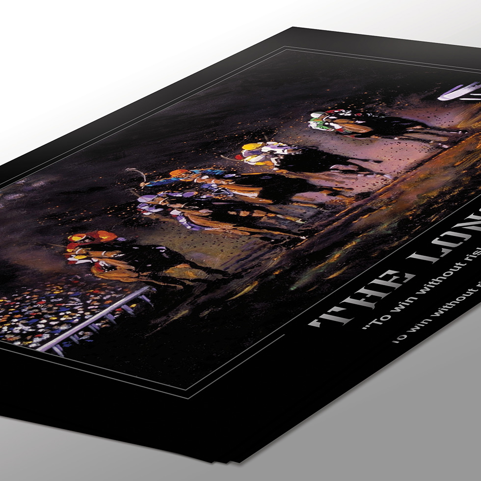 Horse Racing Poster the Long Shot