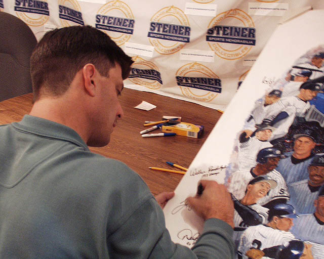 Tim Martinez Signing Artwork