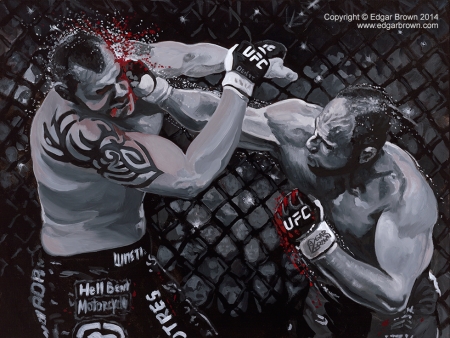 Randy Couture UFC Champion Art