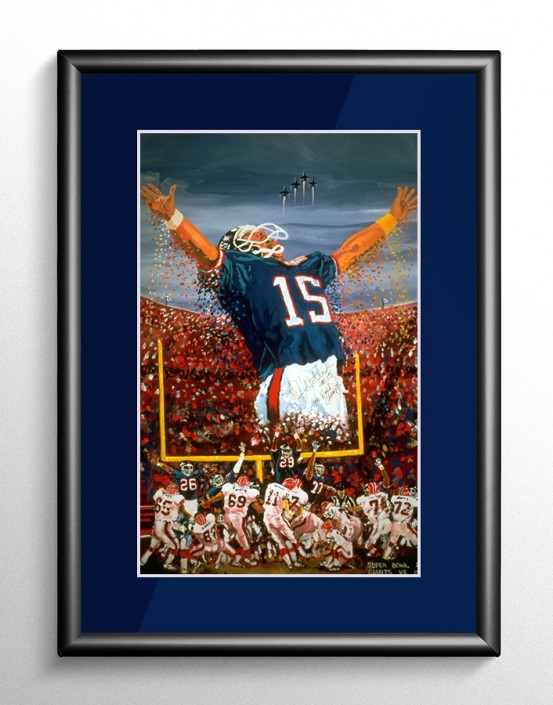 Football Paintings and Football Art by Sports Artist Edgar J. Brown