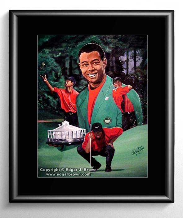 Tiger Woods Painting